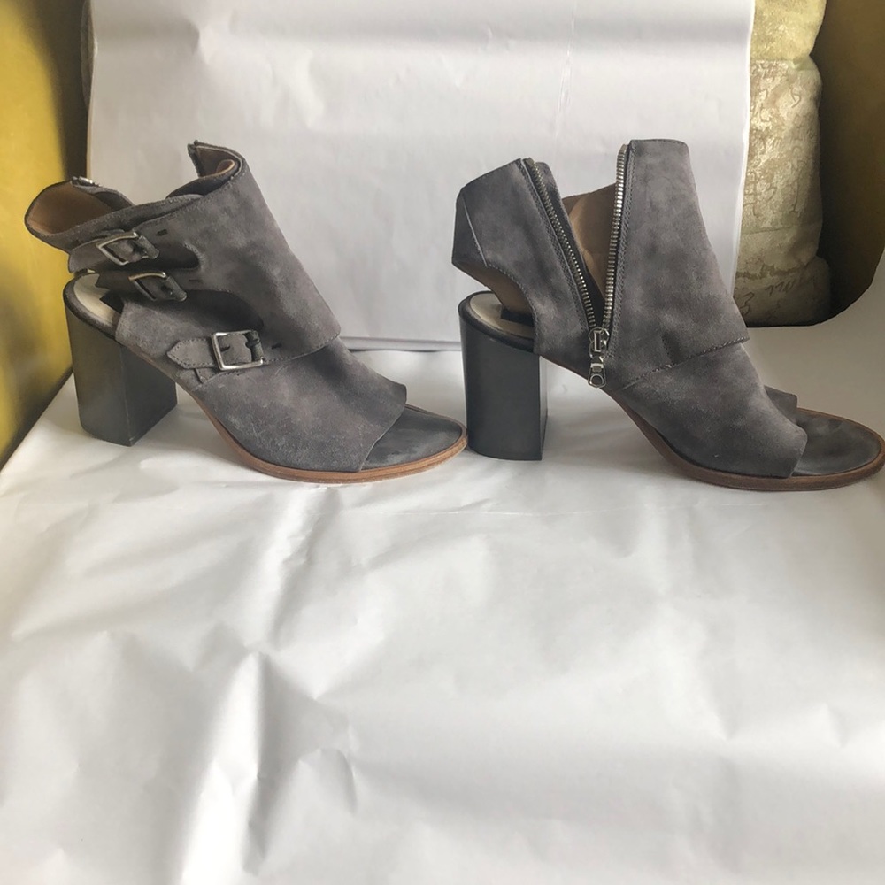 Rag and Bone grey suede ankle boots